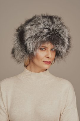 Chapeau d'hiver en fourrure pour femme