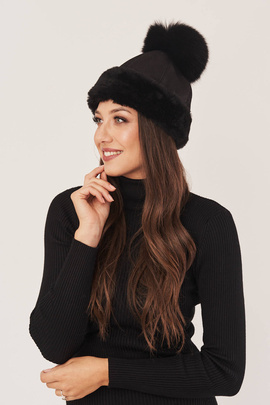 Chapeau hiver femme en peau de mouton