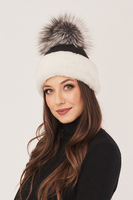 Chapeau hiver femme en peau de mouton