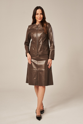 Veste en cuir chic pour femme