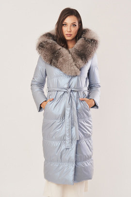 Doudoune capuche fourrure femme