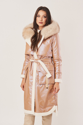 Doudoune femme avec fourrure naturelle